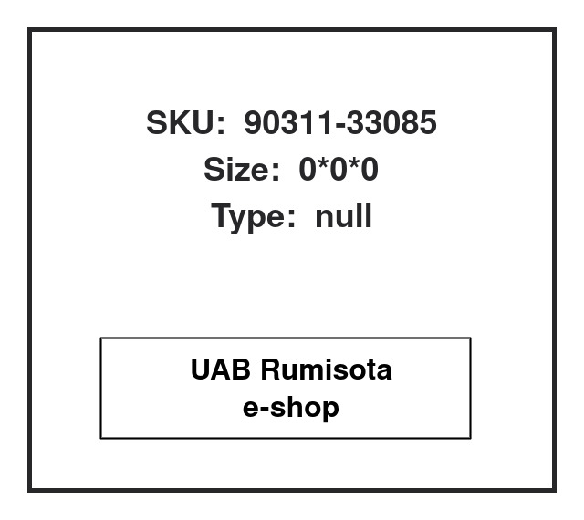 90311-33085,90311-33085,90311-33085,AD1919F, 608854