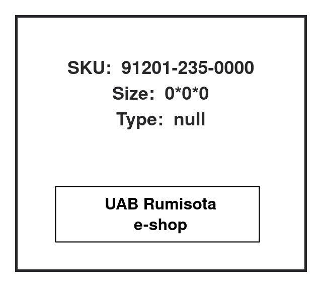 91201-235-0000,91201-235-0000, 616162