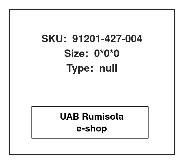 91201-427-004,91201-427-004, 616187