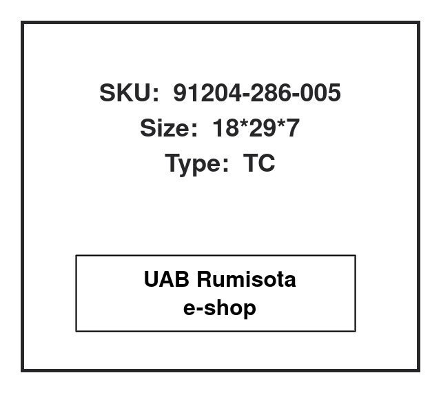 91204-286-005,91204-286-005,91204-286-005, 609028