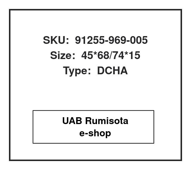 91255-969-005,91255-969-005,91255-969-005,BW2248E, 608478