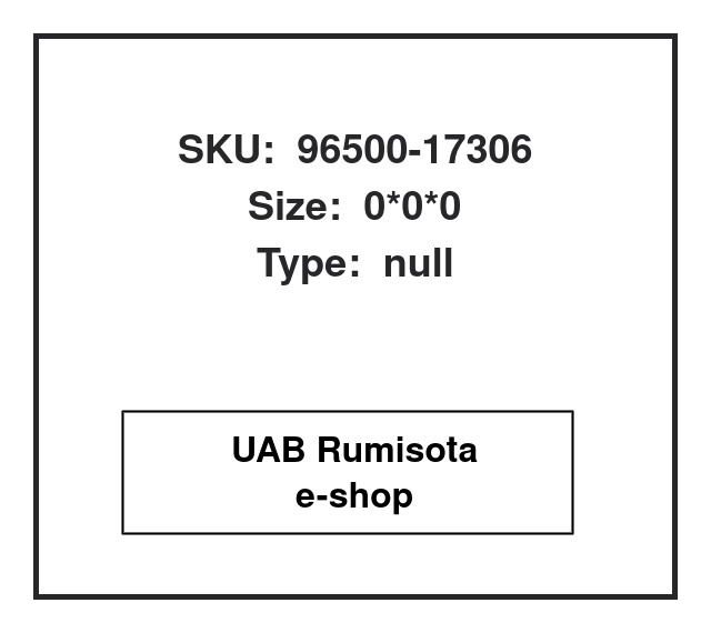96500-17306,96500-17306, 610536