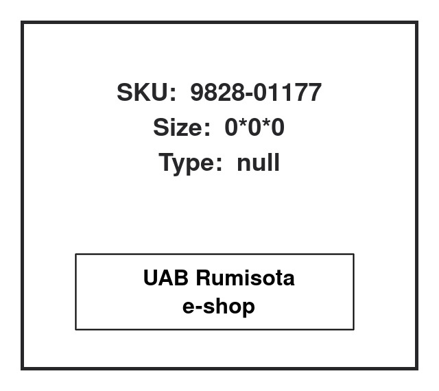 9828-01177,9828-01177, 616939