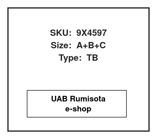 9X4597,9X4597, 548509