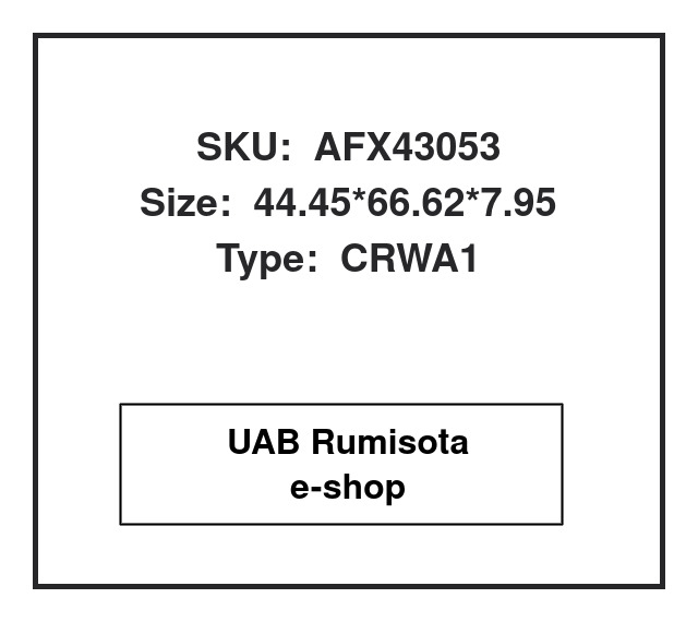 CR17443,CR17443,AFX43053,AFX43066,AF545,AF545R,ATY5228A,E31920,X52X11562A,8T3413,300066,A1625,8H9519,1B2257,701220042, 648965