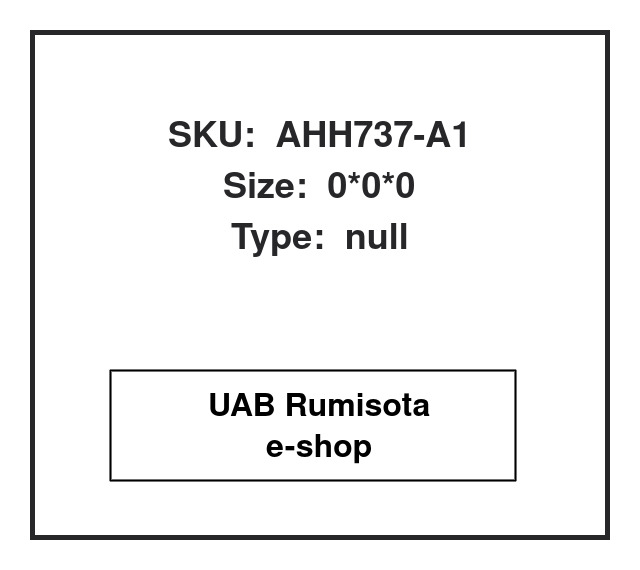 AHH737-A1,AHH737-A1, 613459