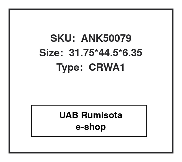 CR12364,CR12364,ANK50079,AN50079,R34650,R34650R,11X18560A,12X15352C,12X41156A,21X53839,31X10379A,42X12101A,6F5772, 648795