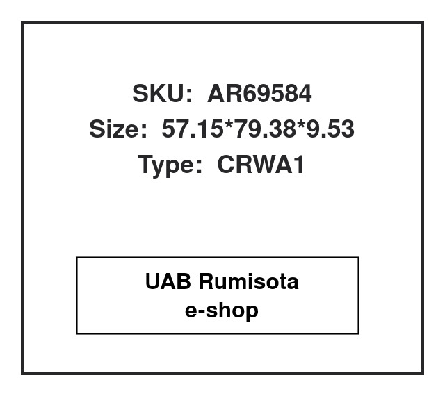 CR22400,CR22400,AR69584,GG33531190,21X14154A,21X14214A,41X10581A,5F4624,9F3850,63000016, 649115