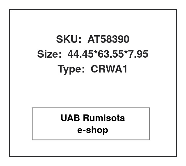 CR17381,CR17381,AT58390,21X64203A,21X70360A, 648958