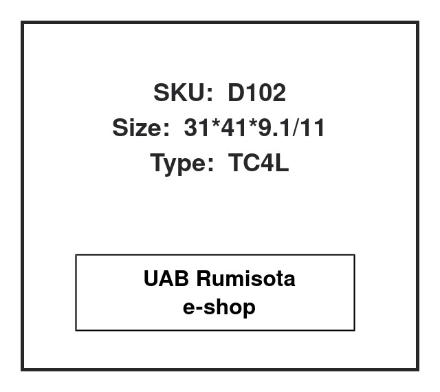 D102,91255315003, P40FORK455014, 501101