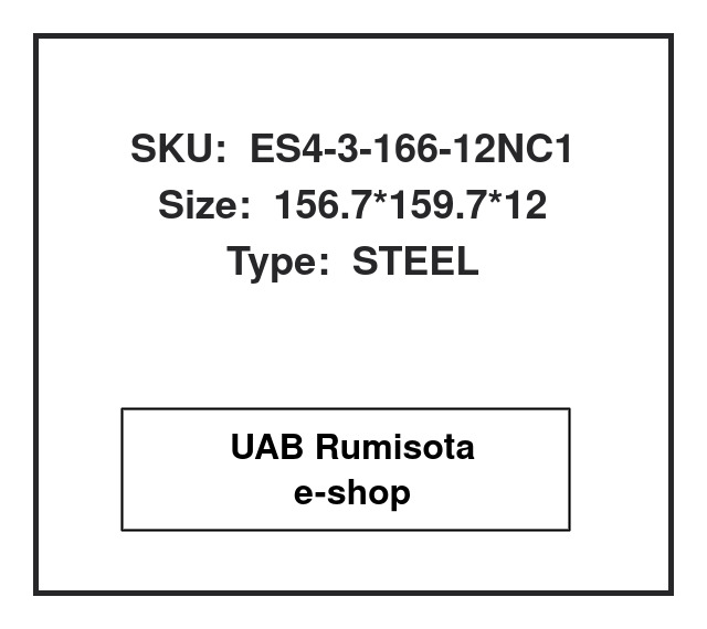 ES4-3-166-12NC1,ES4-3-166-12NC1,ES4-3-166-12NC1, 608391