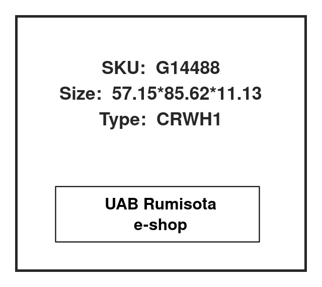 CR22558,CR22558,G14488,U14488,U14488U, 649124