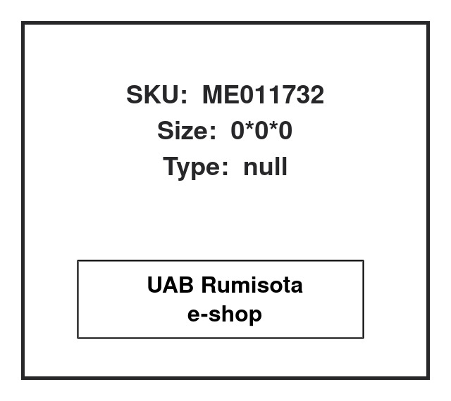 ME011732,ME 011732, 615912