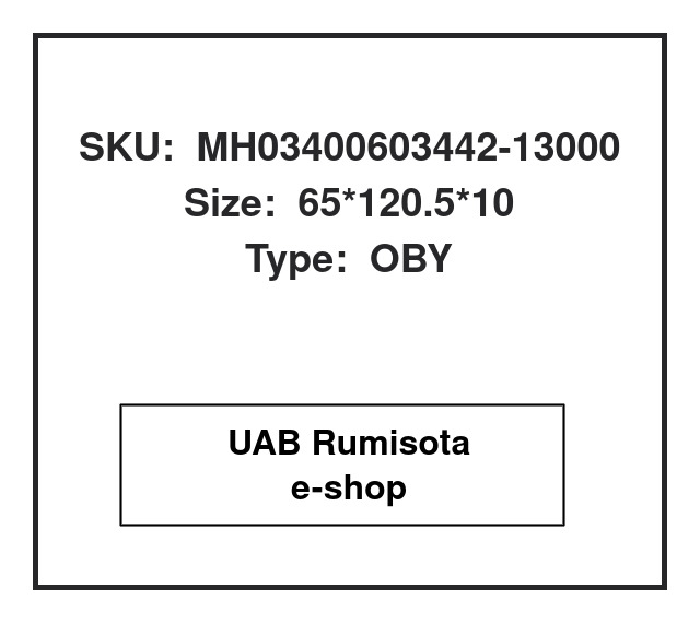 MH03400603442-13000,MH034006 03442-13000,MH034006 03442-13000,AO3422E, 608653