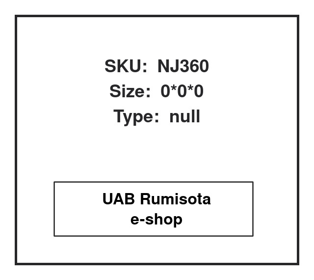 NJ360,90043-11344, 90311-80005,100057S,100057V,90311-80003,90311-80005,90311-80007,90311-80012,90311-80014,12279-5L300,12279-5L310, 31198