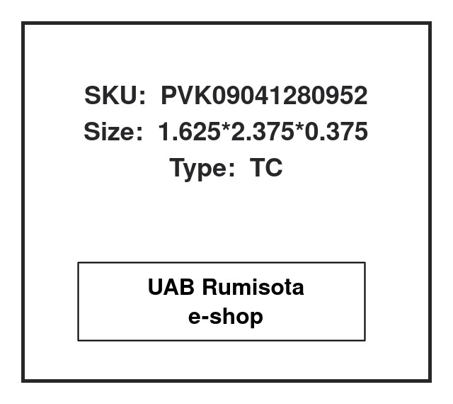 PVK09041280952,PVK09041280952,PVK09041280952, 610430