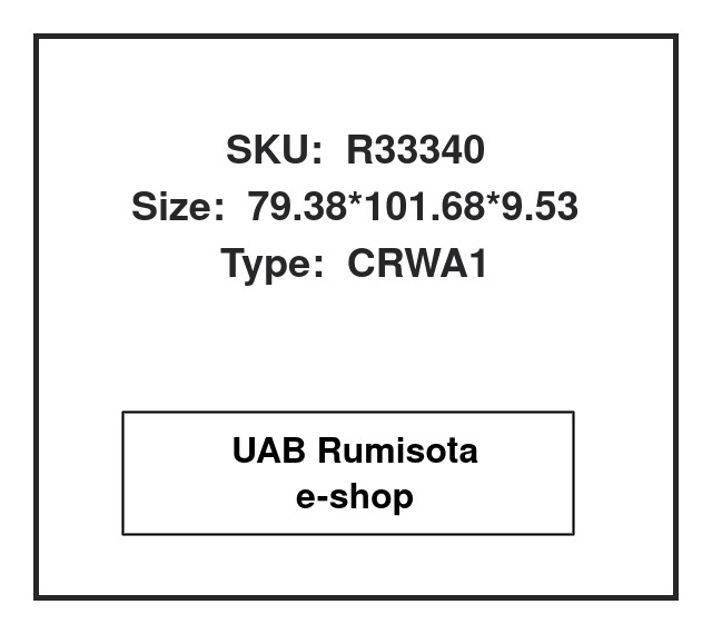 CR31139,CR31139,R33340,R33340R,12X14333A, 649261