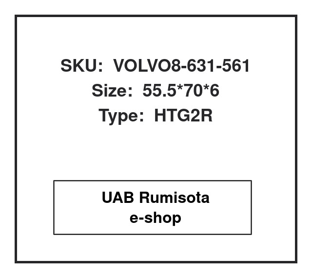 VOLVO8-631-561,VOLVO 8-631-561,VOLVO 8-631-561, 610370