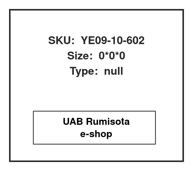 YE09-10-602,YE09-10-602, 616463